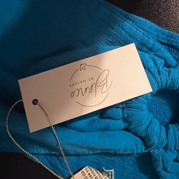 Blanco by nature bright blew bra top perfect for summer!! - Picture 3 of 4